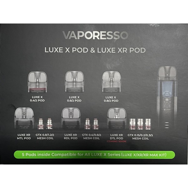 PACK VAPORESSO LUXE X POD & LUXE XR POD 