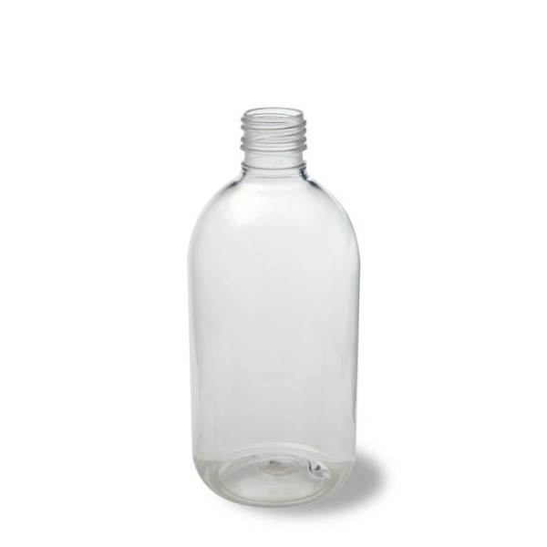 FLACONE 500ML TRASPRANTE CON TAPPO/CONTAGOCCE