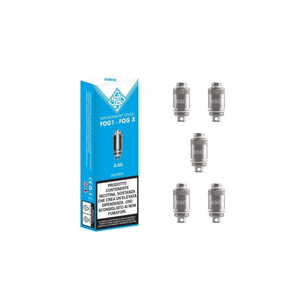 GLOWELL JUSTFOG COIL FOG 1 0.80 OHM 5PZ