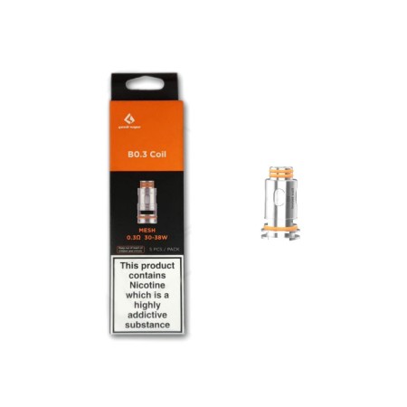 GEEKVAPE COIL SERIE B 1PZ
 Ohm-0.60 OHM