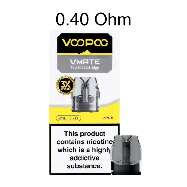 VMate Coil Pod 0.40 Ohm Top Fill Voopoo (2 pezzi)