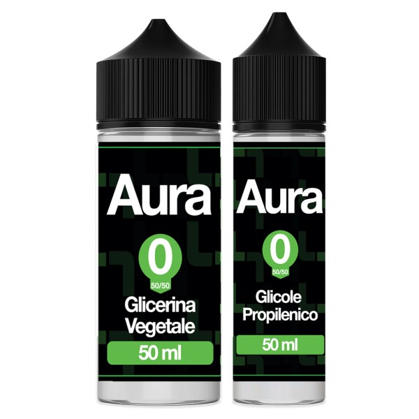 Kit Verde 0 Base 50VG 50PG Aura 50/50 100ml