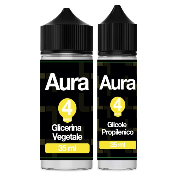 Kit Giallo 4 Base 35VG 35PG Aura 50/50 70ml