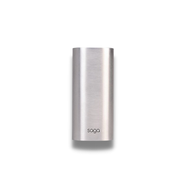Saga Mech Mod 2x 21700 by Vaperz Cloud Satin Silver