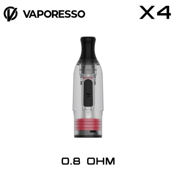 Pod di Ricambio per Eco One Pro 0,8ohm 3ml Mesh T-Pod - 4 Pezzi - Vaporesso